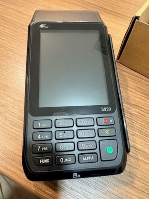 PAX S920 Mobile POS Credit Card Terminal Bluetooth Wireless – New Open Box