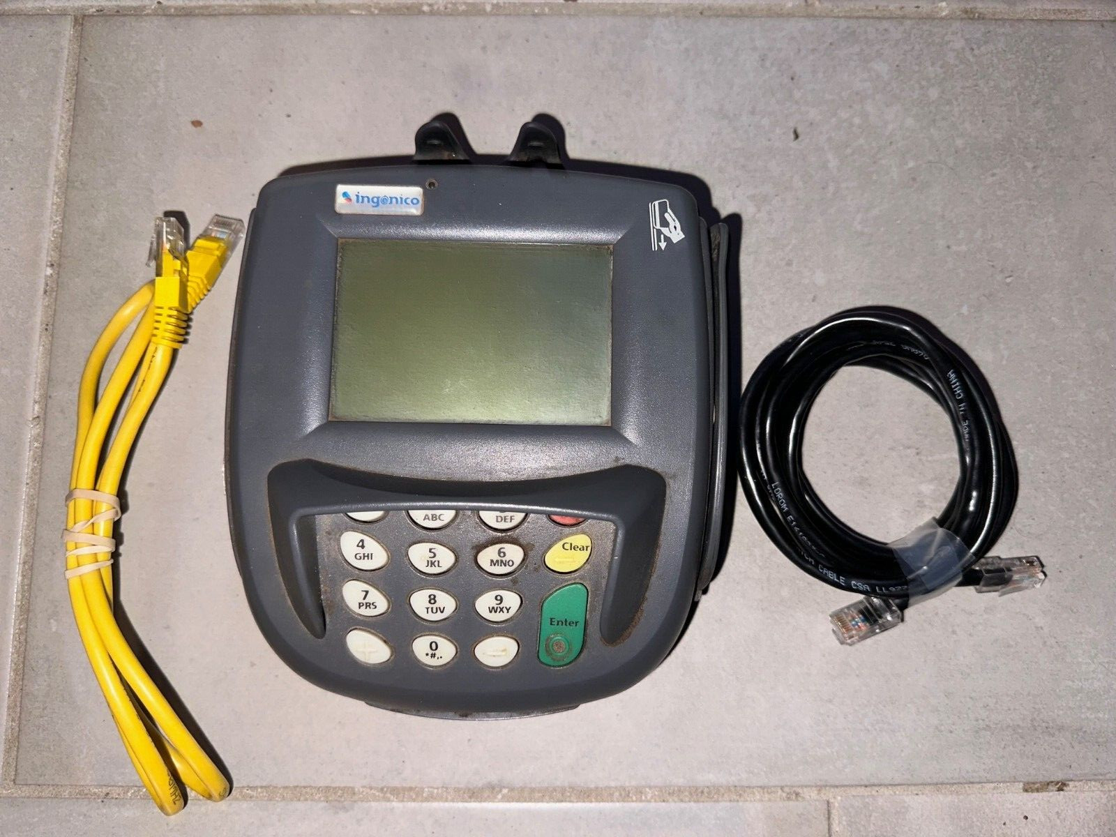 Ingenico i6550 Passport POS CC Credit Card Transaction Terminal Reader Gilbarco