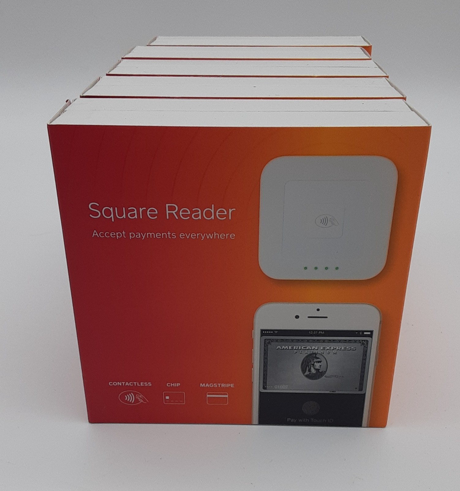 *LOT OF 5* Square Reader For Contactless + Chip A-SKU-0113-04 Factory Sealed