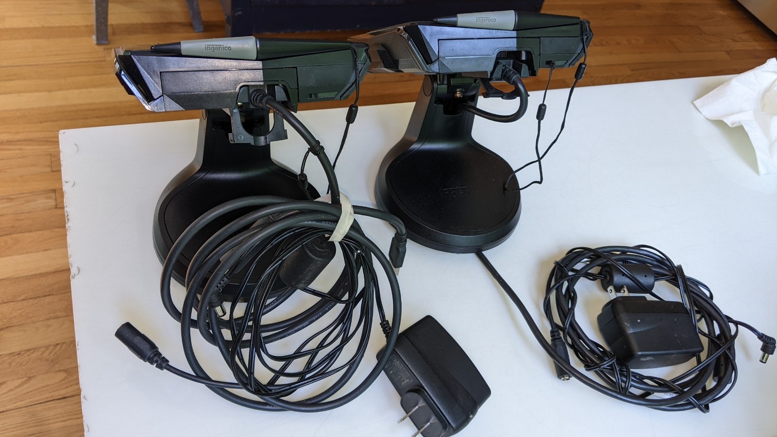 2 Ingenico Lane 7000 Payment Terminals, pre owned in good working cond!