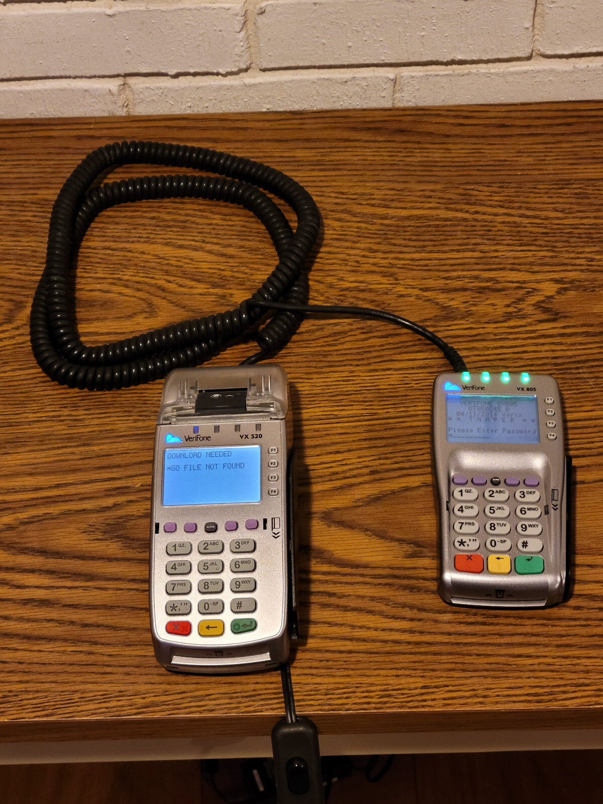 VeriFone Vx520 EMV Credit Card Terminal and Vx805 EMV PIN Pad
