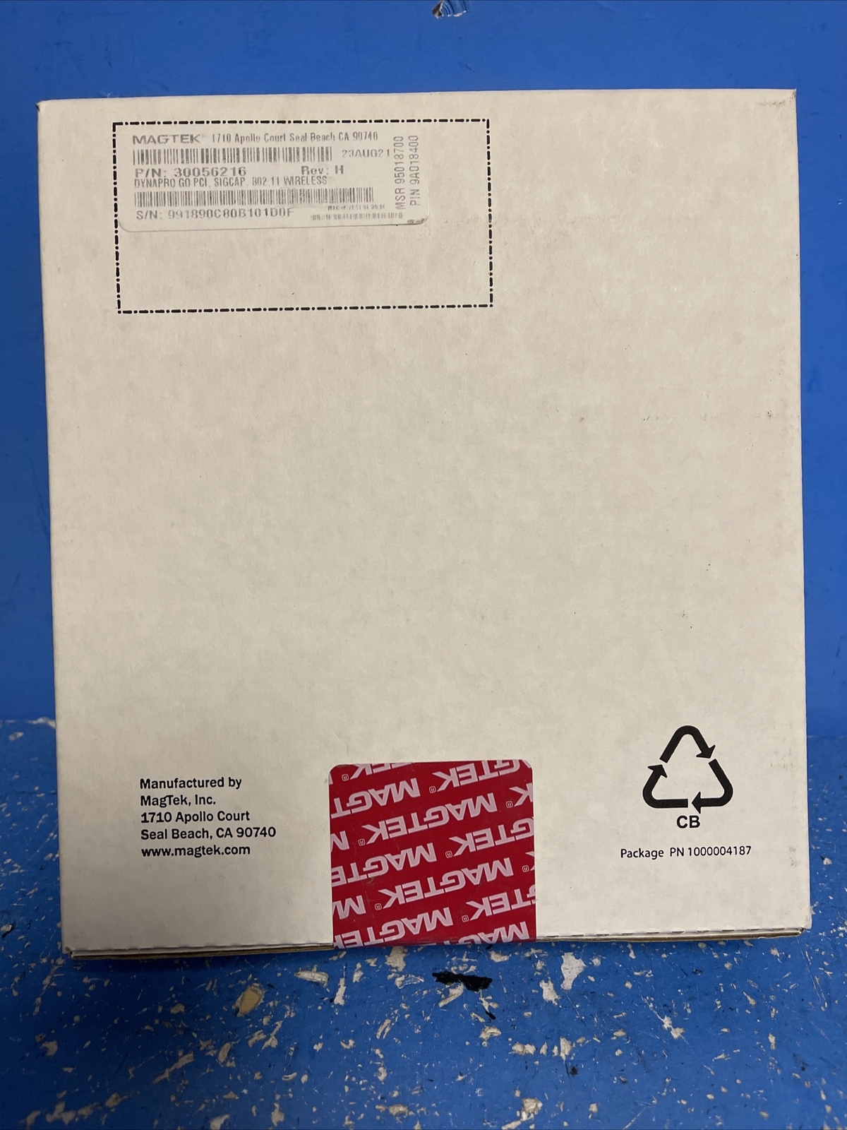 MAGTEK DynaPro GO PCI SIGCAP WIRELESS 30056216 HANDHELD SECURE PIN ENTRY DEVICE