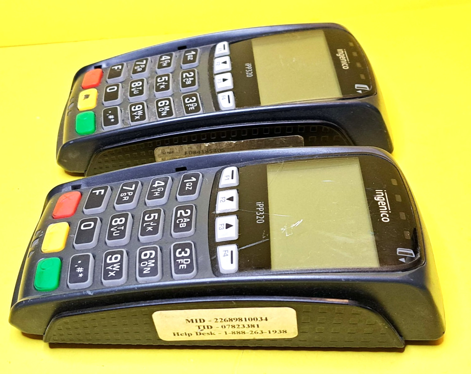 ⚡100% UNTESTED⚡LOT OF 2x INGENICO IPP320 CREDIT CARD PAYMENT TERMINAL COUNTERTOP