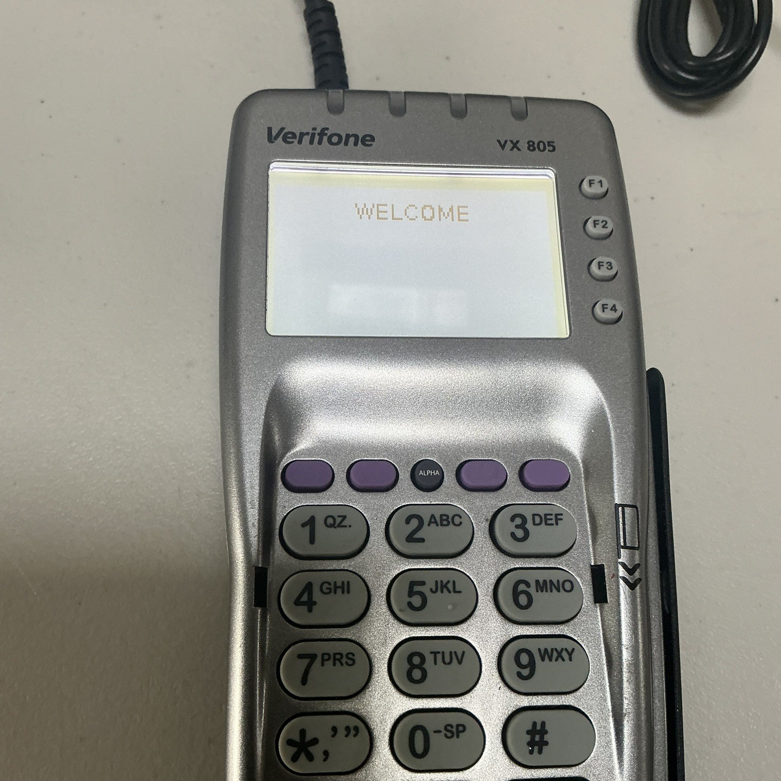 Verifone VX-805 Card Reader 160mb Keypad clean working USB