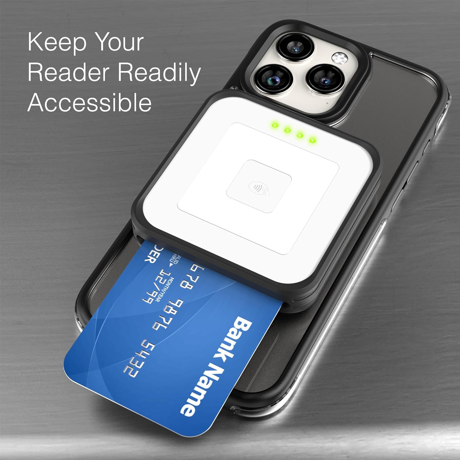 Estuche magnético diseñado para Square Reader Contactless