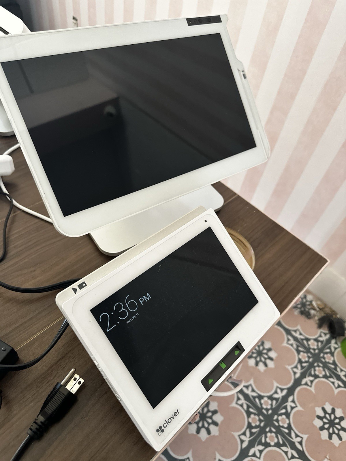 Clover Station Pro POS System w/ Display S503 Terminal C503 Printer P501 Hub AC