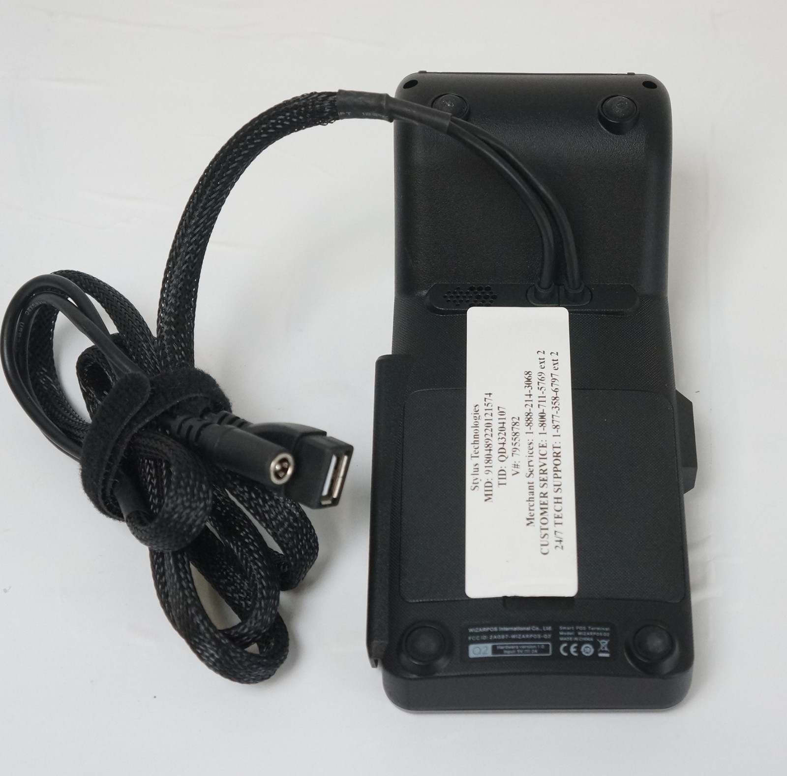 Lot of 4 Dejavoo QD4 Smart POS Payment Terminals Powers On No Batteries