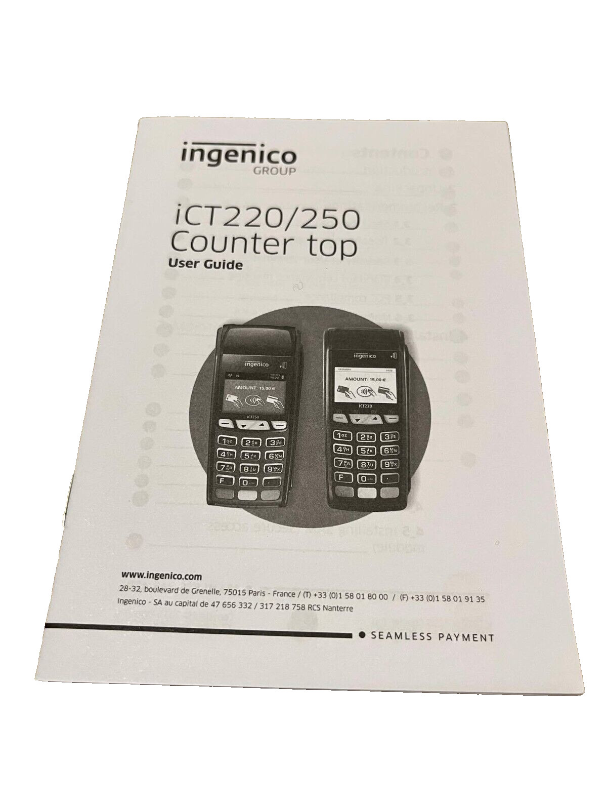 INGENICO IPP320/ICT250 POS CARD PROCESSING SYSTEM w/Extras New Open box