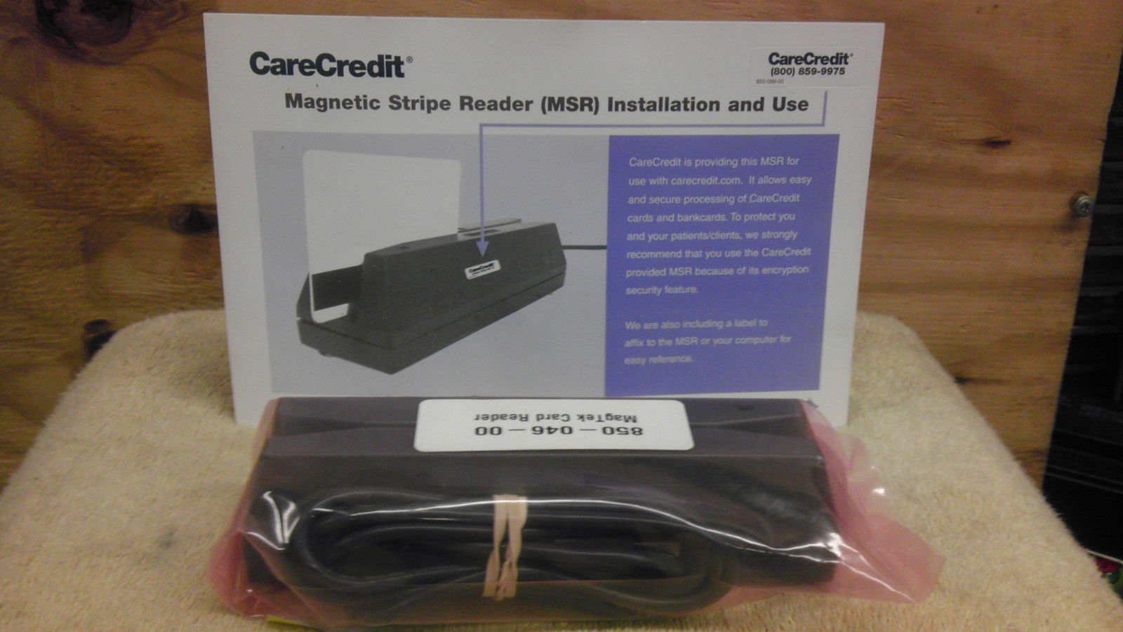 NEW 2-TRACK MAGTEK 850-046-00 MAGNETIC STRIP SWIPE CARD READER USB 21073008