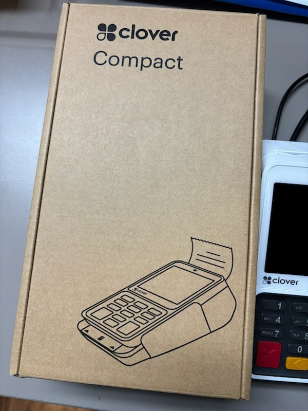 Used-Clover Compact C801 Wired Credit Card Terminal/Reader