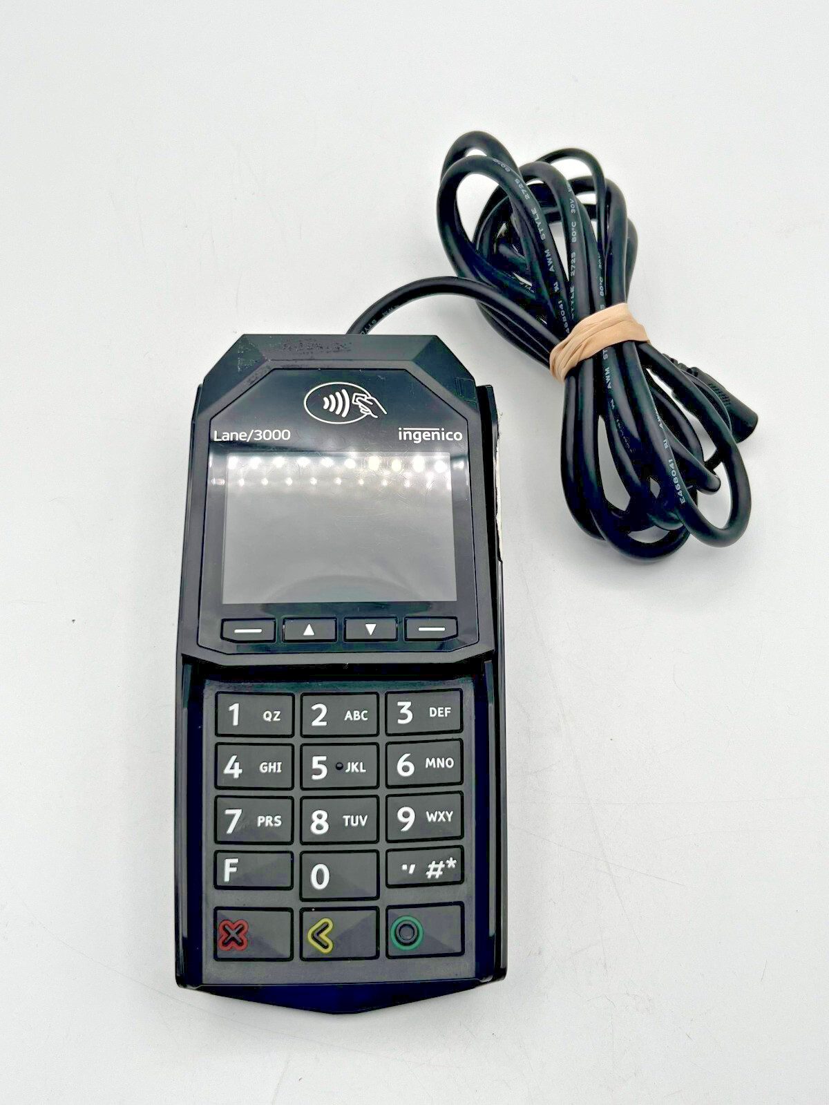 Ingenico Lane/3000 Standard Credit Card Terminal Black Wired NFC Digital Display