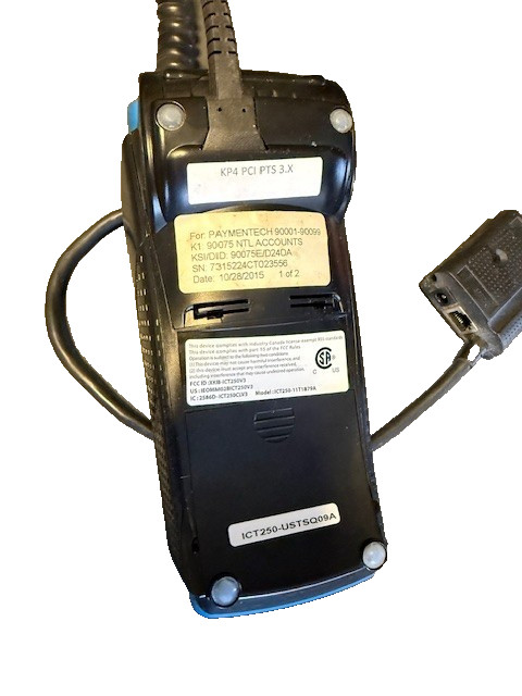 Ingenico ICT250 Credit Card Terminal Chase Bank