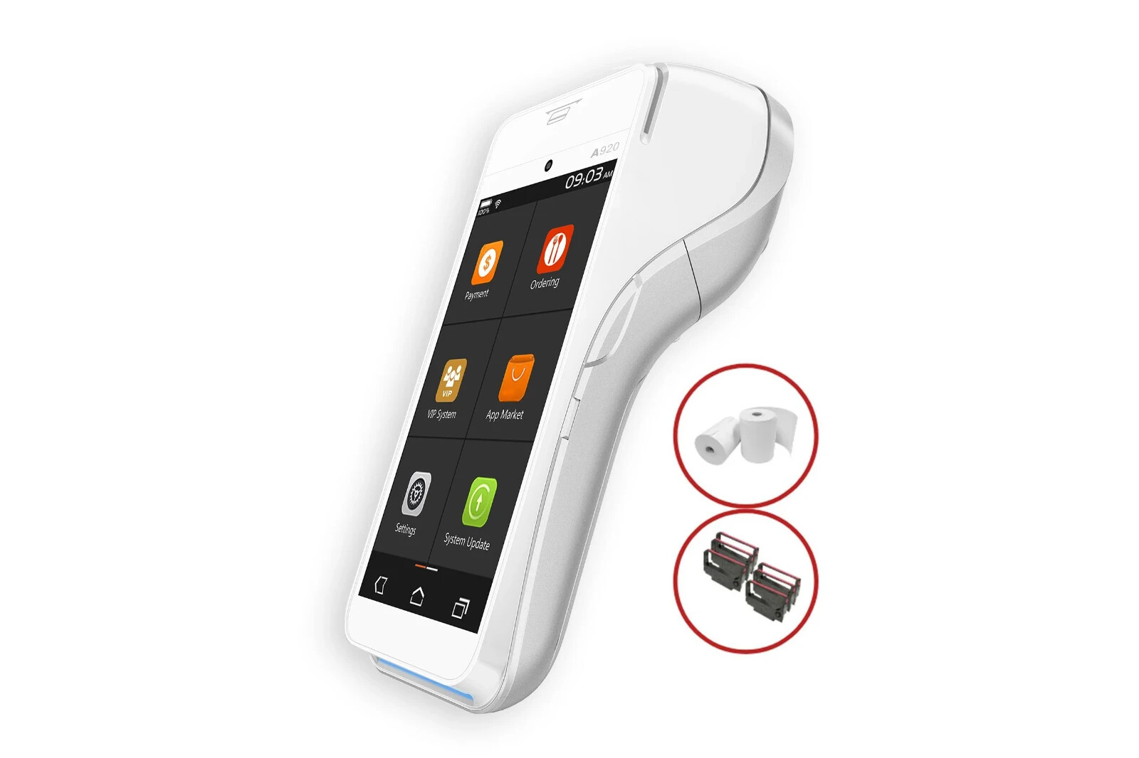 PAX A920 Elegant Android Smart Mobile POS + Merchant Account