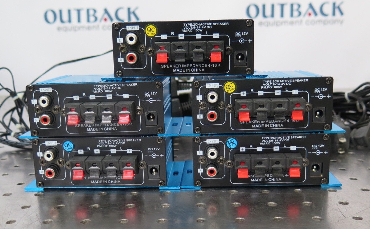 R201879 (5) Cinema BLT 2 Channel Mini HIFI Power Amplifier Audio Stereo Amp