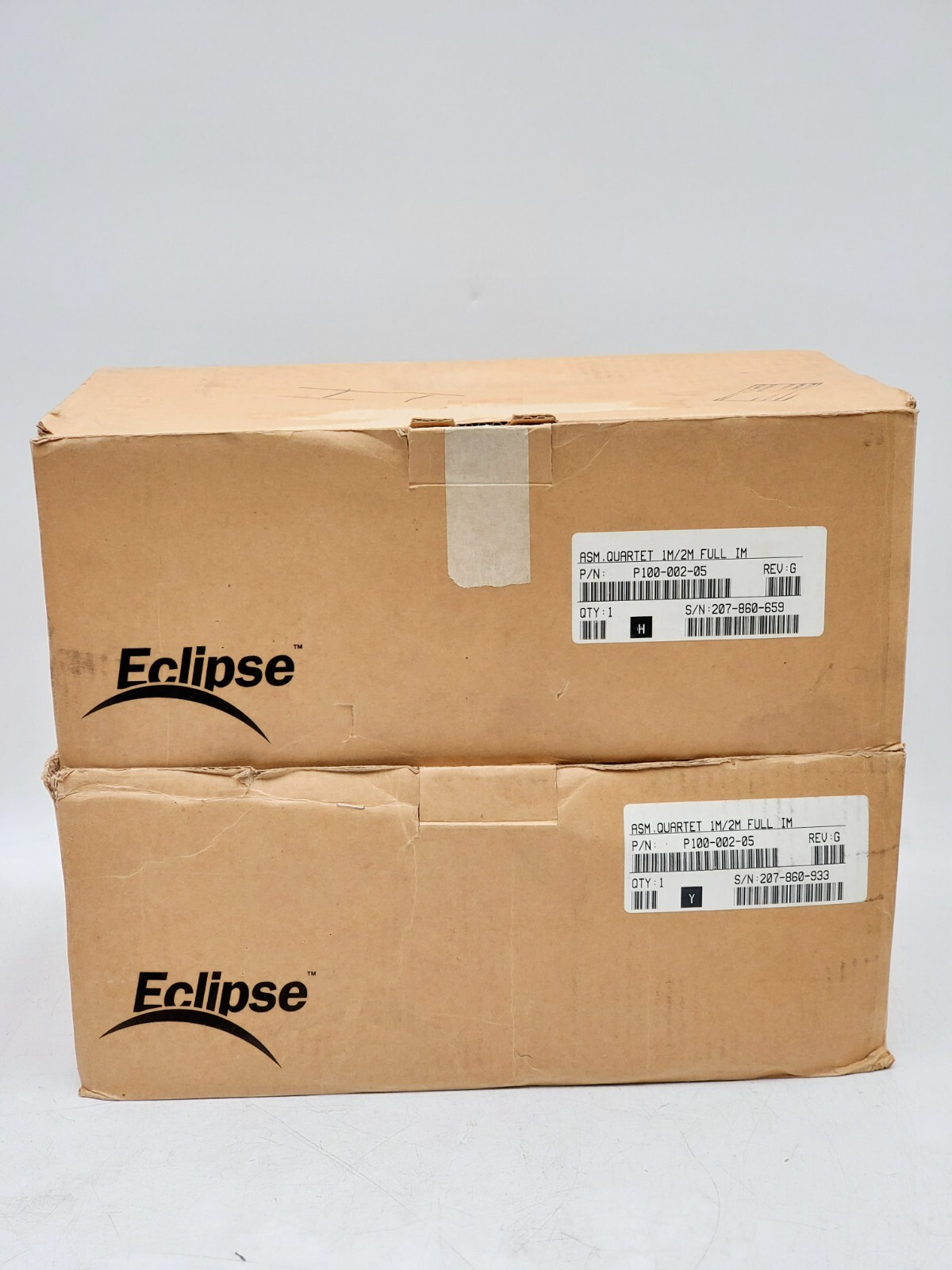 LOT OF 2 – Verifone Eclipse Quartet TeleCheck CC & Check Terminal P100-002-05