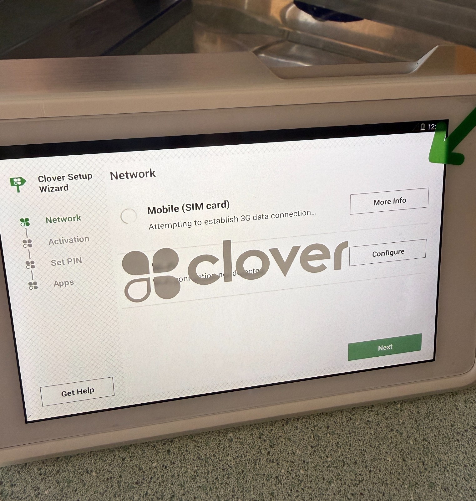 Clover Network Mobile 3G C201 – Handheld POS G505