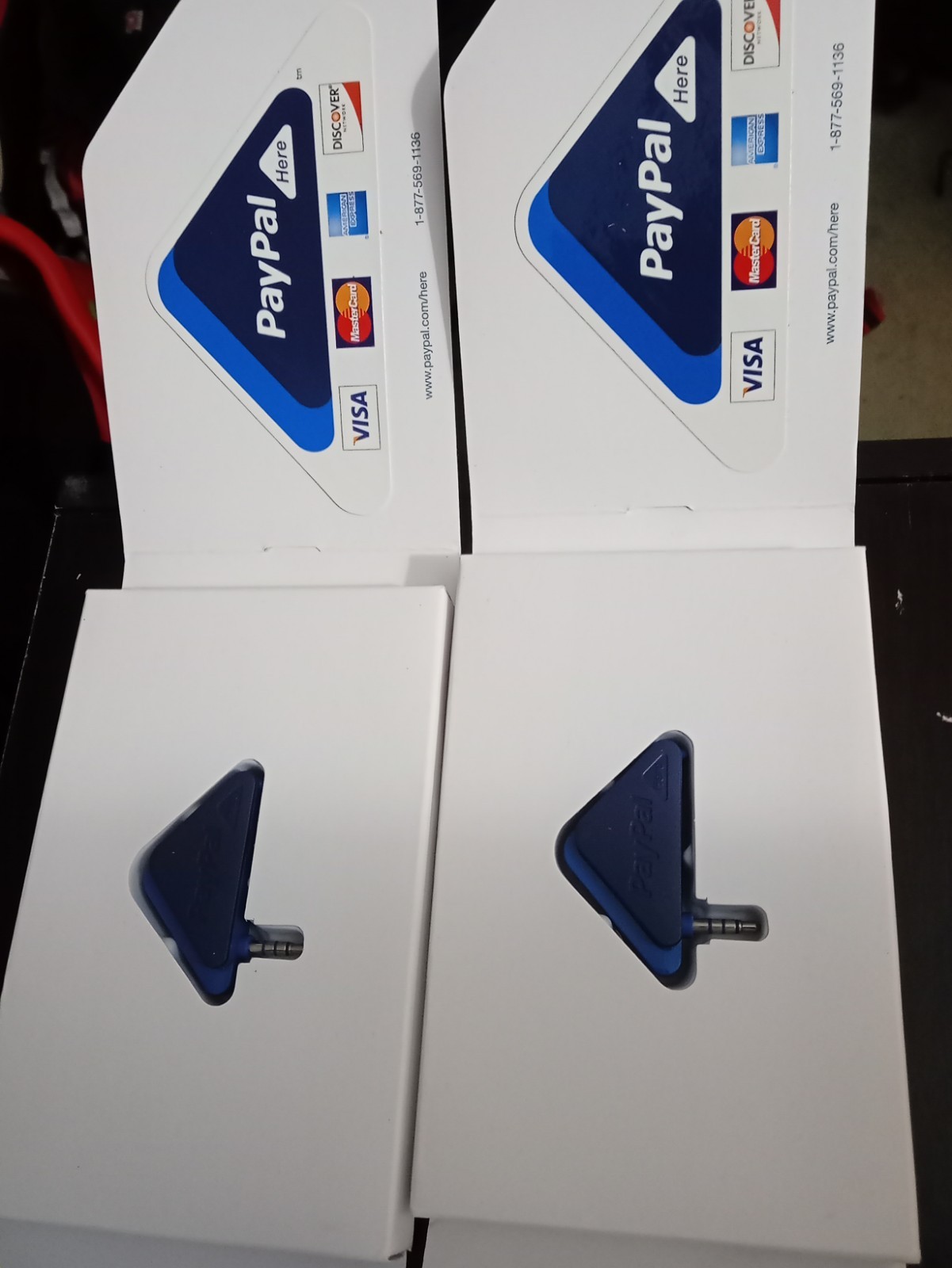 2 PayPal Mobile Credit Card Reader Swiper For iPhone Ear Jack