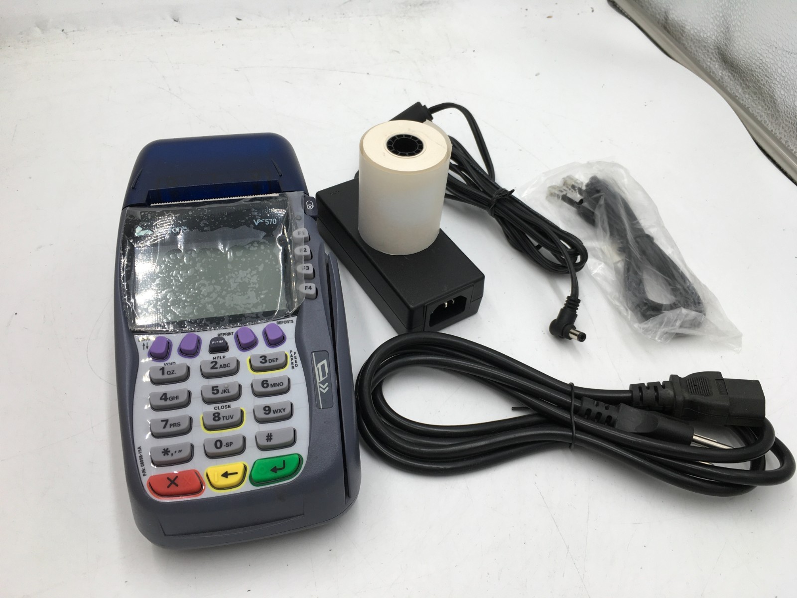 Verifone VX570 Omni 5700 Credit Card Machine W/ Power Cord And Internet Cable