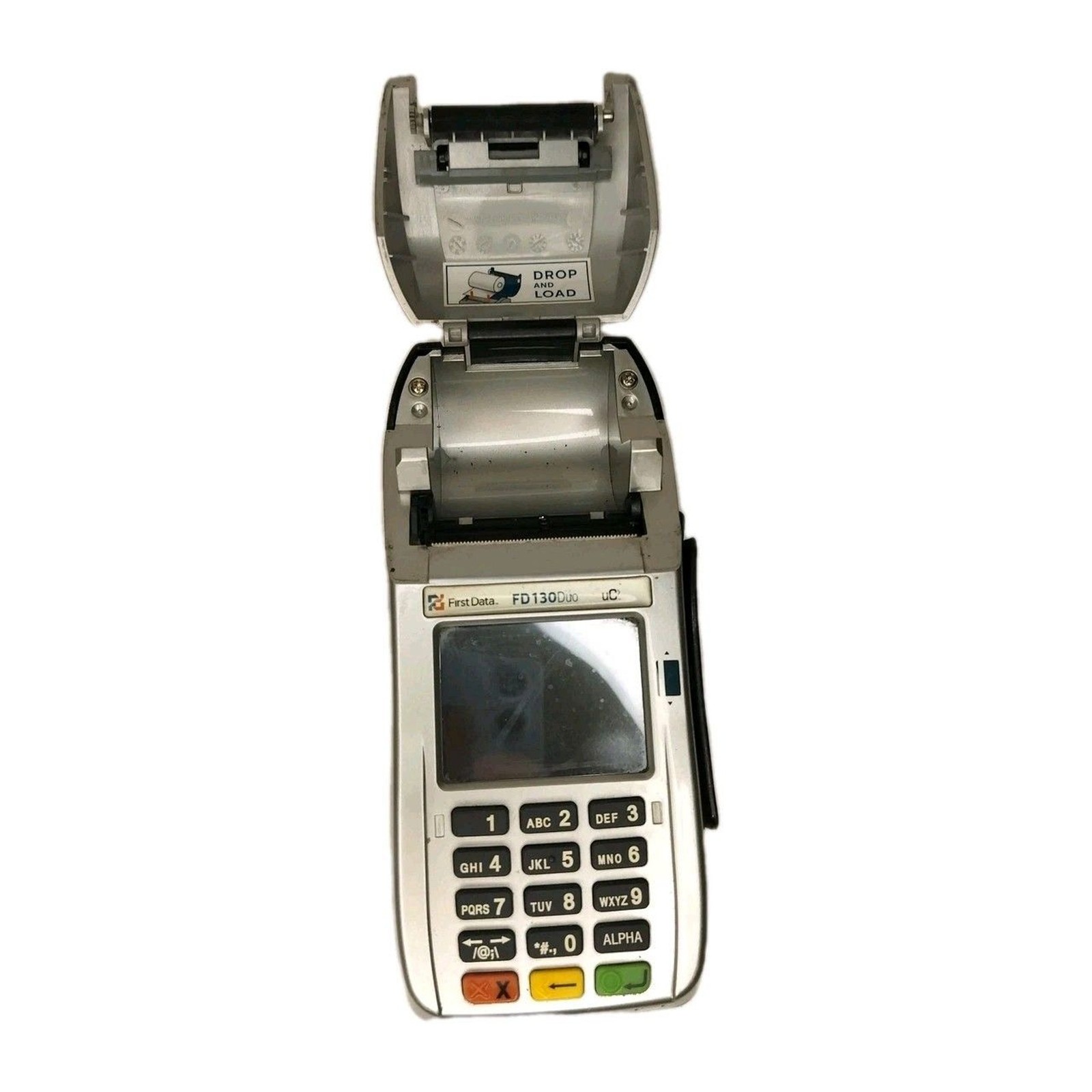 First Data FD130 Duo Credit Card Terminal EMV CTLS No Cables Untested POS Reader