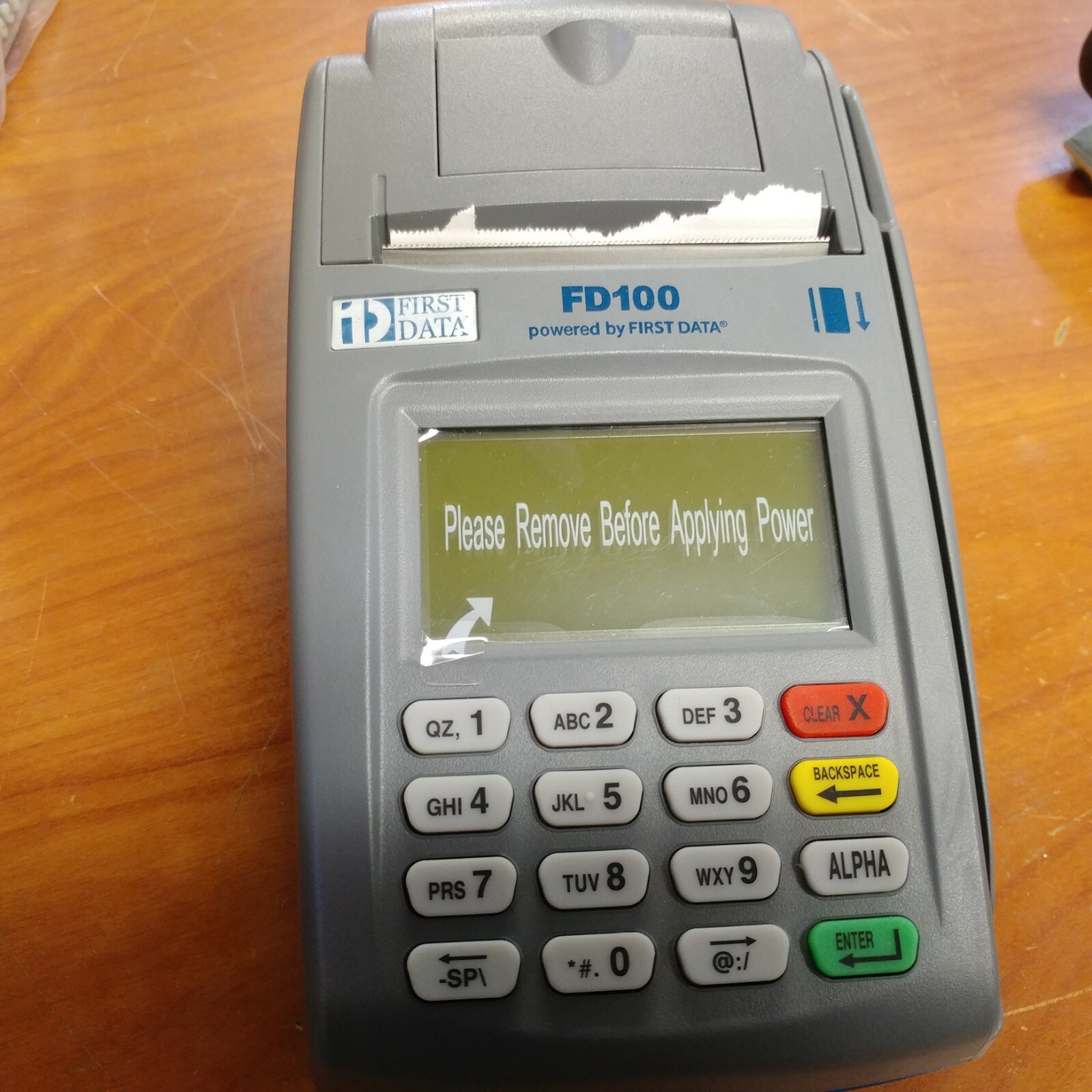 First Data FD100 Credit Card Terminal