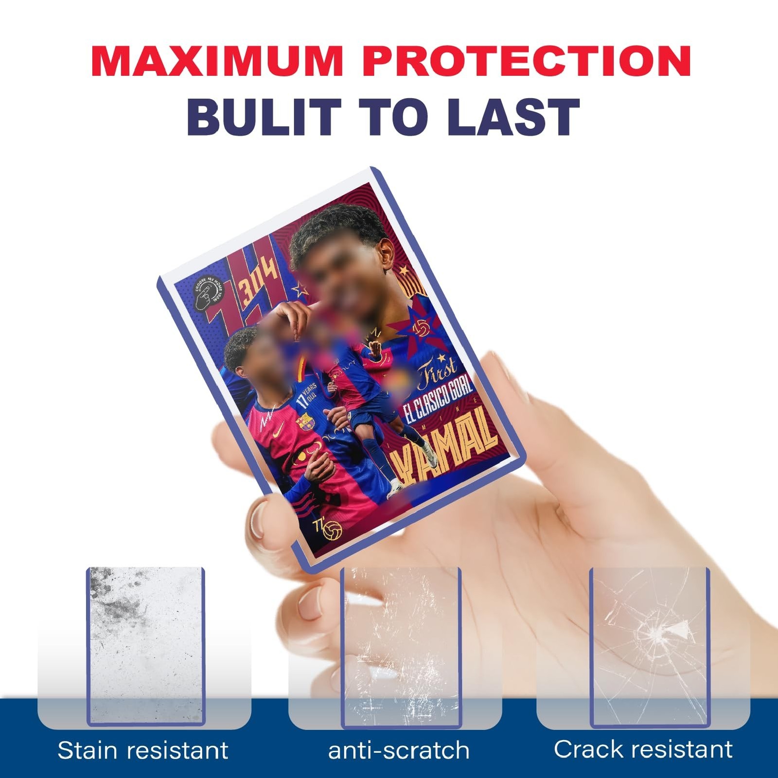 500 Hard Card Sleeves Card Toploaders for Protection for Baseball Football Pr…