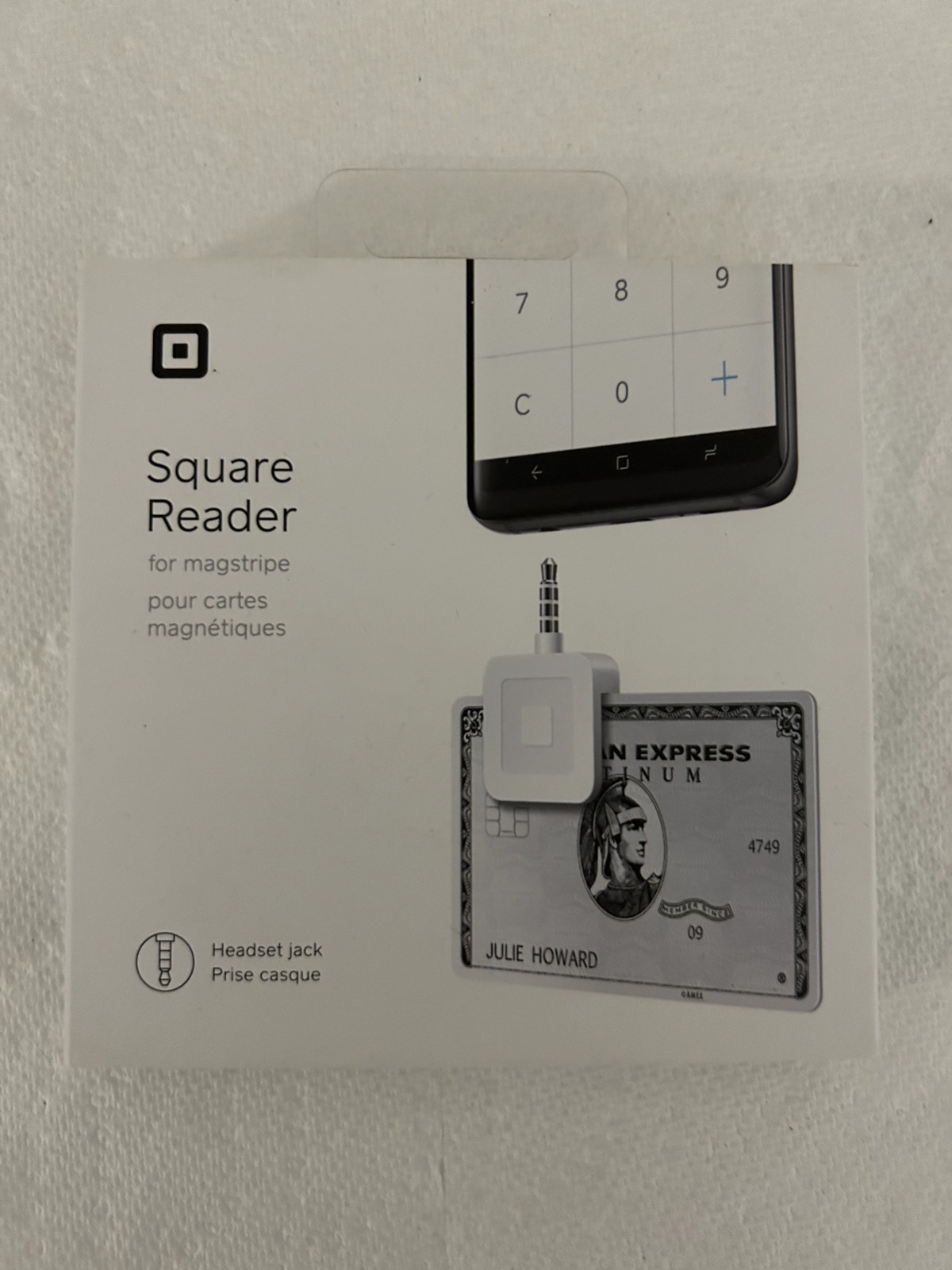 Square A-PKG-0206-01 Credit Debit Card Reader – White for Apple iPhone and…