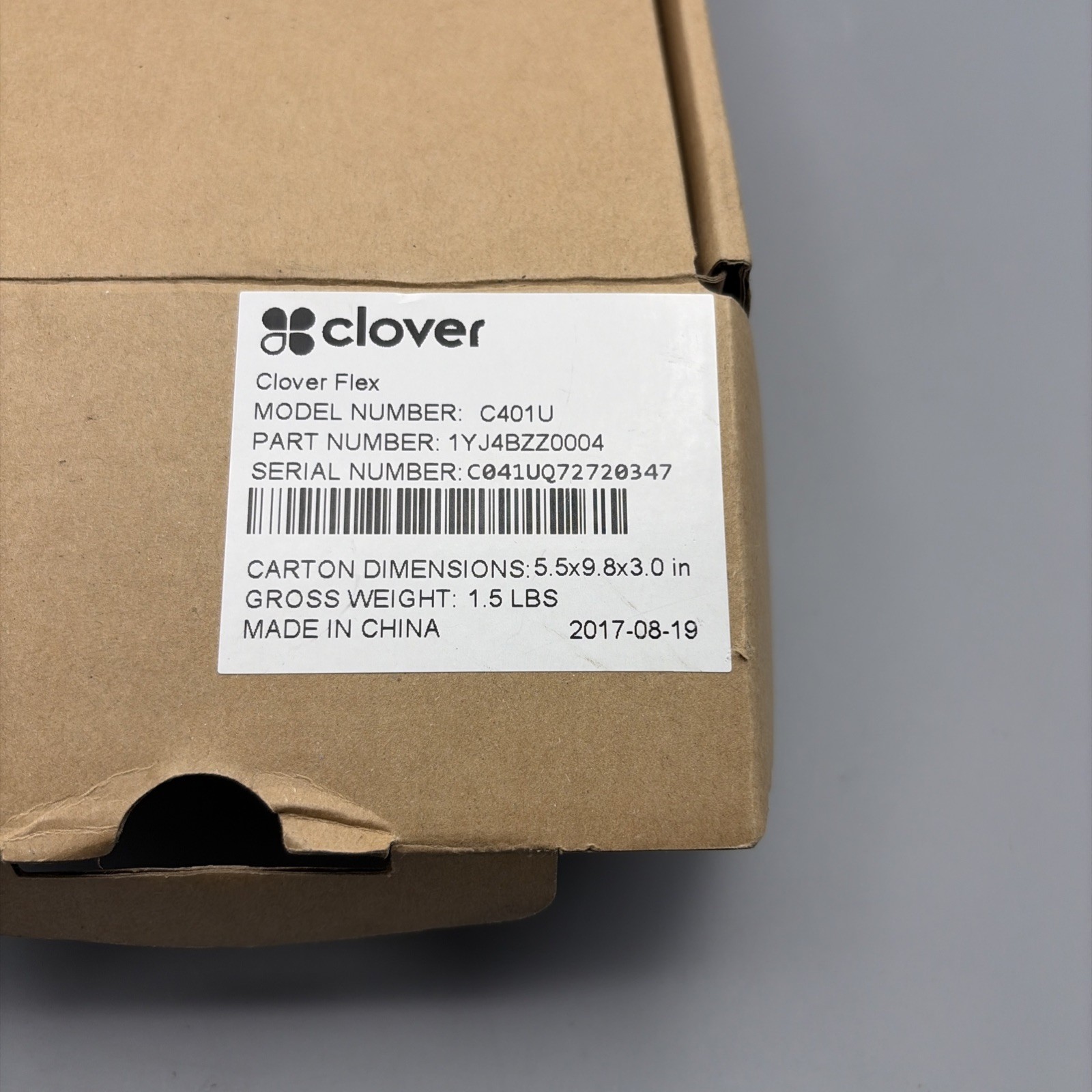 READ Clover Flex C401U Wireless Credit Card POS Machine Parts
