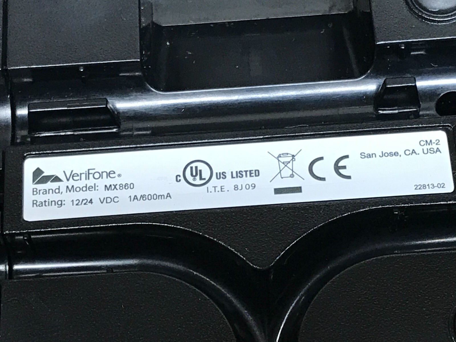 Verifone MX 860 MX860 Credit Card Terminal M094-409-01-R with Stylus Pen