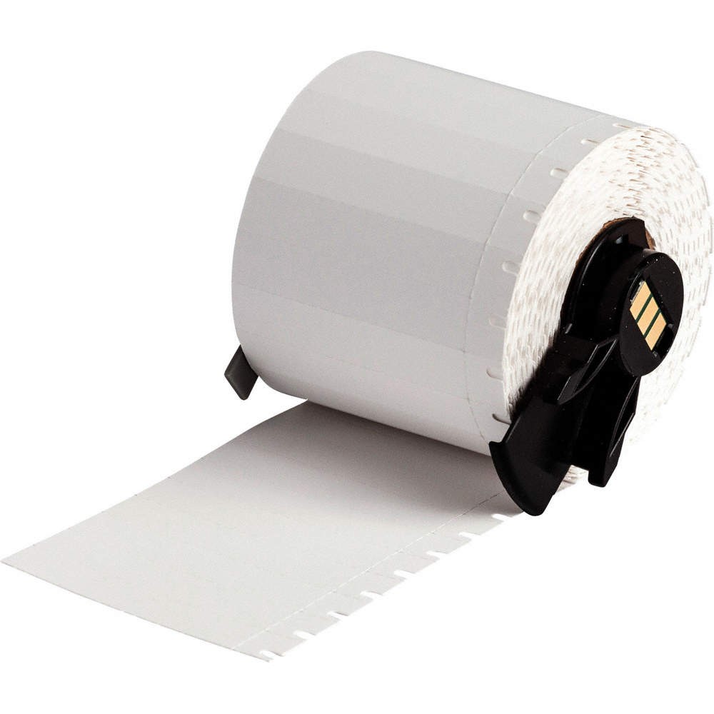 BRADY M6-40-412 Tag,1 15/16 in W,3/8 in H,White 803P67