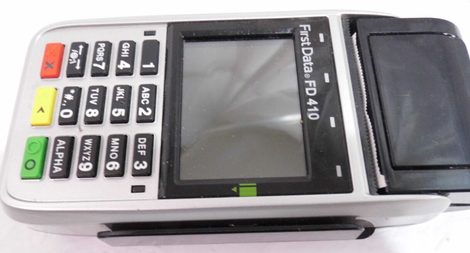 FIRST DATA FD 410 CREDIT CARD MACHINE WIRELESS DEBIT READER No Charging Cord
