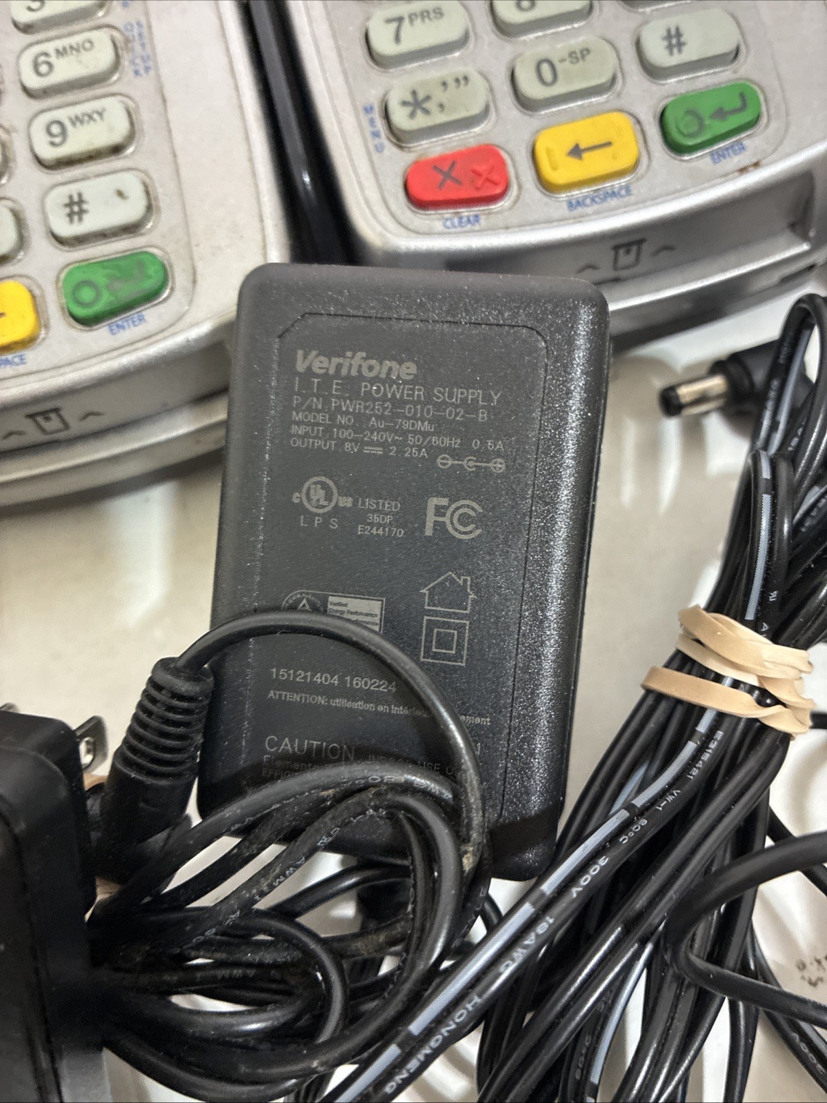 Lot of 6 Verifone VX520 VX820 POS Credit Card Reader Machine FOR PARTS & REPAIR
