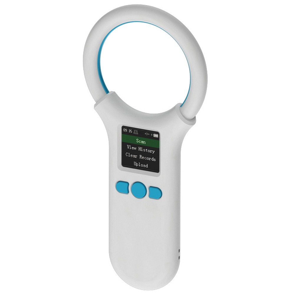 Handheld Portable Animal Chip Scanner 1.4inch TFT LCD Display Chip Reader UGHL