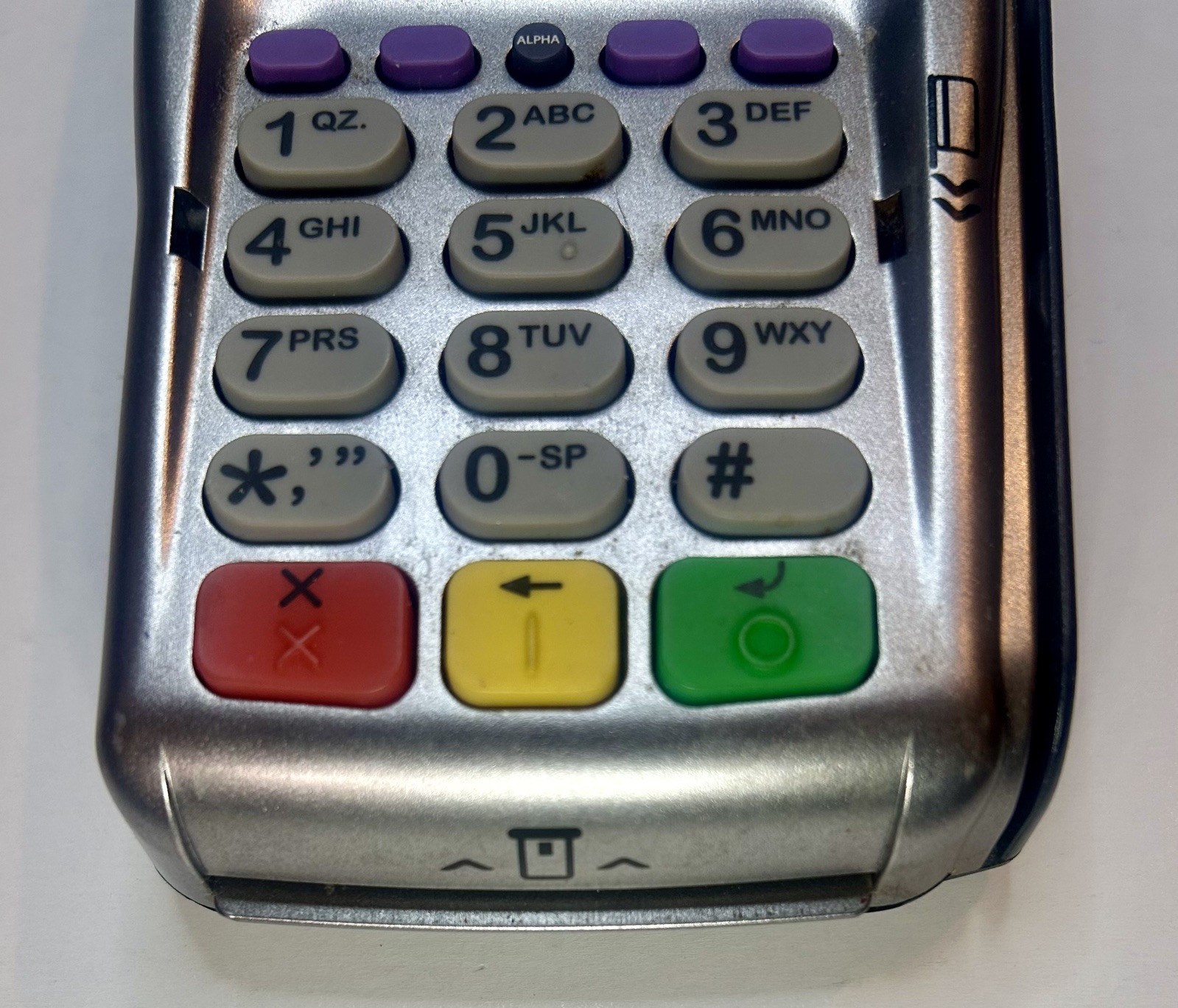 2 VeriFone VX805 PIN Pad with EMV Chip Reader Credit Card Machine Works – AS IS