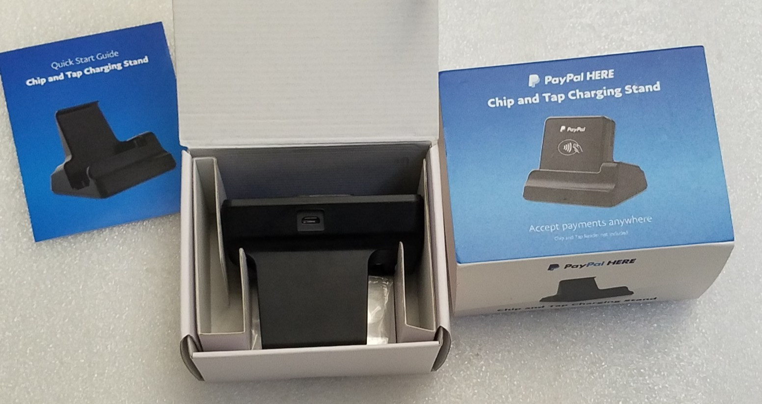 PAYPAL HERE RP457c-CRP8807A CHIP AND TAP CHARGING STAND