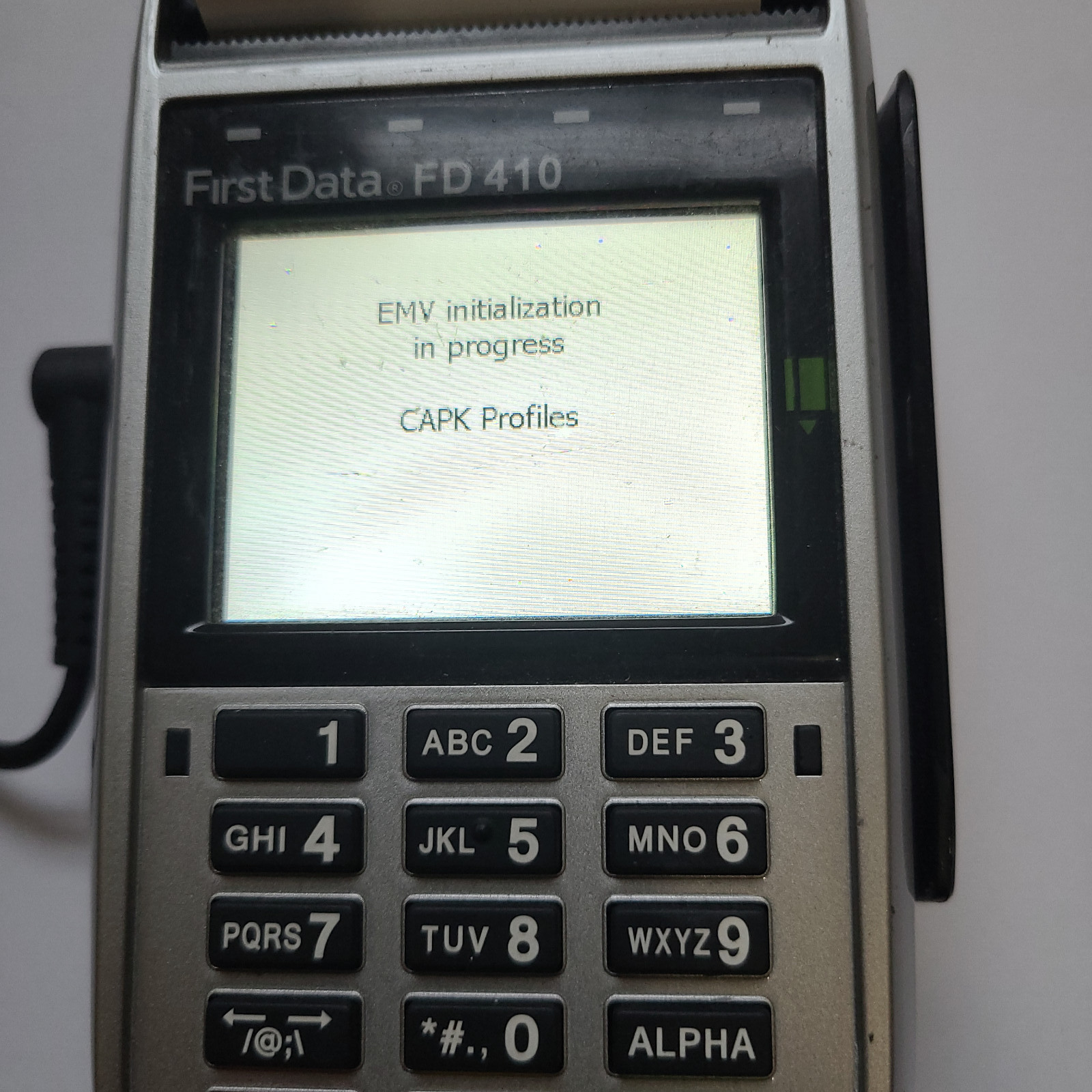 FirstData FD 410 DW Wireless Mobile Payment Processing Credit Card Terminal