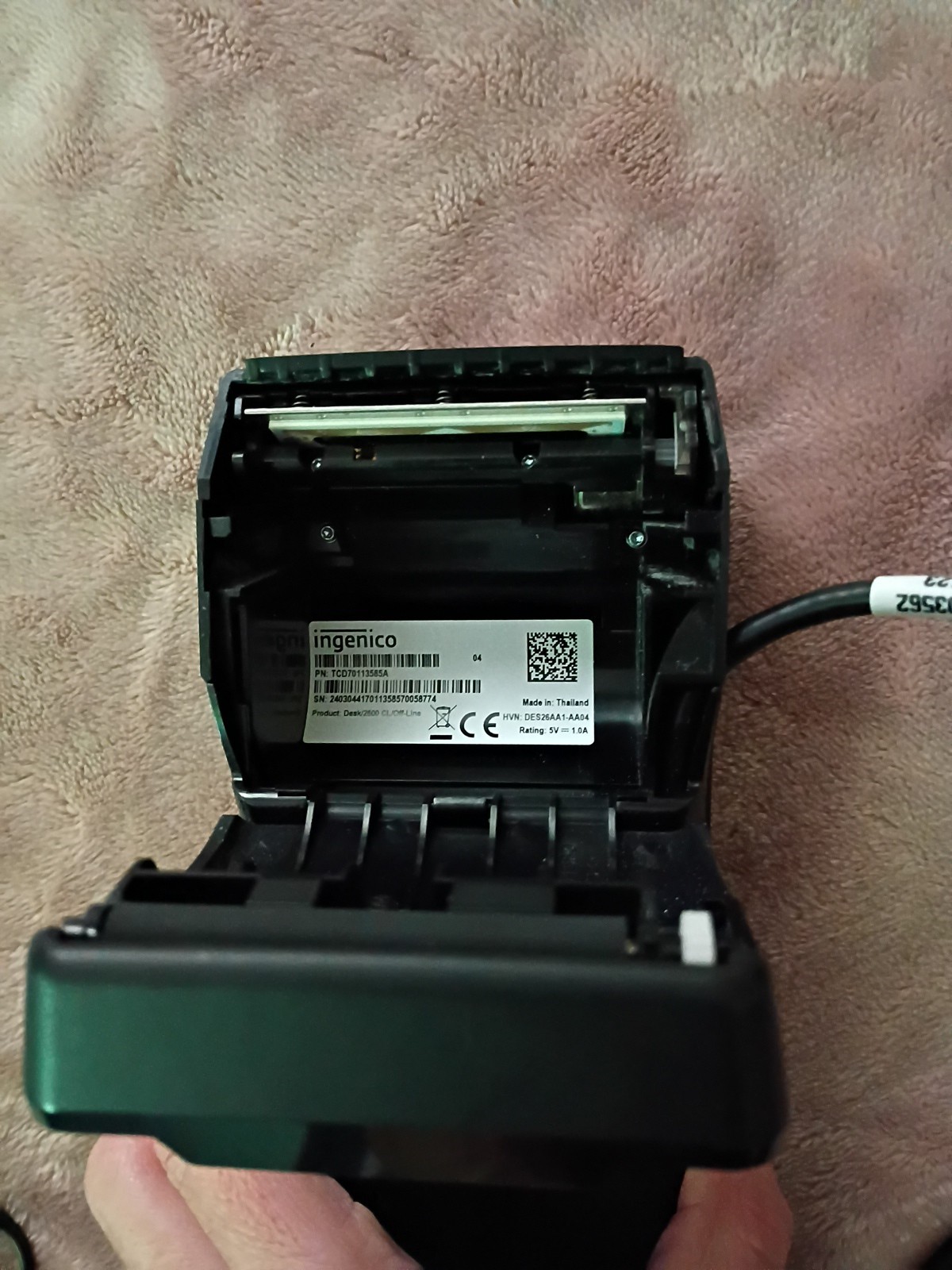 Ingenico Desk 2600 | Ethernet | Terminal Credit Card Reader Payment Tap Insert