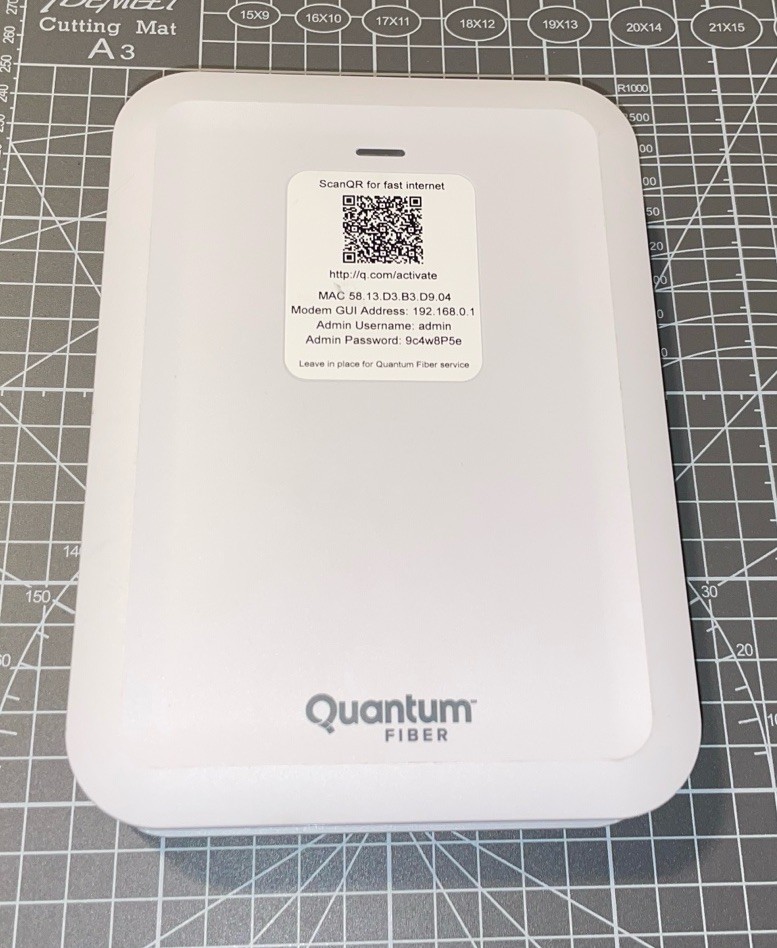 ✅ NEW ✅ Quantum Fiber C5500XK SmartNID fiber wall mount modem -W/O Power Adapter