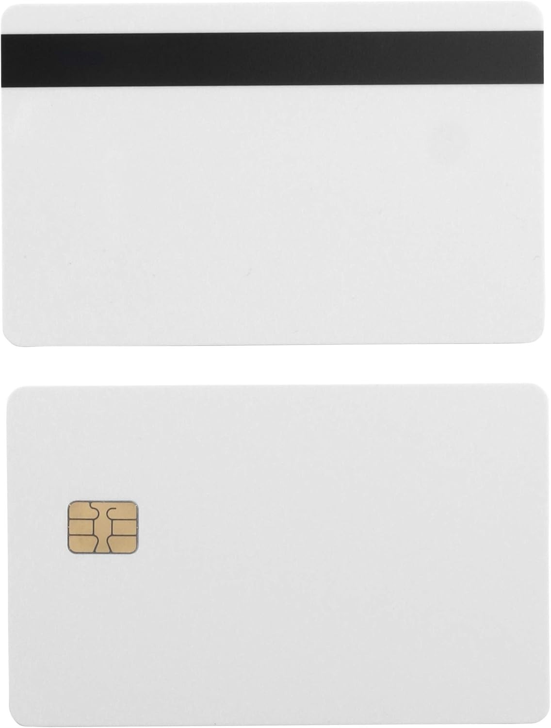 Secure 10 Pack of HiCo 2 Track Magnetic Cards – Compatible with ID Printers