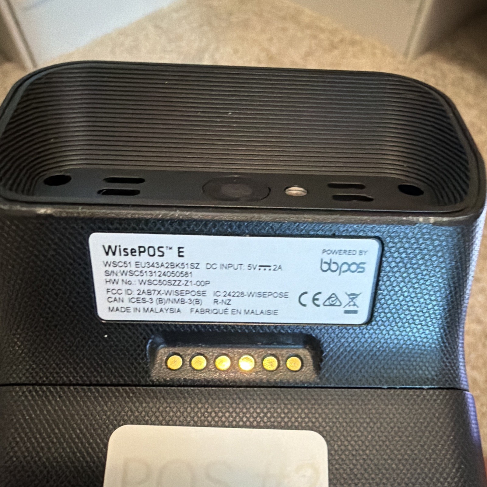 bbpos WisePOS E WSC51 Card Terminal/Reader w/ Charging Dock