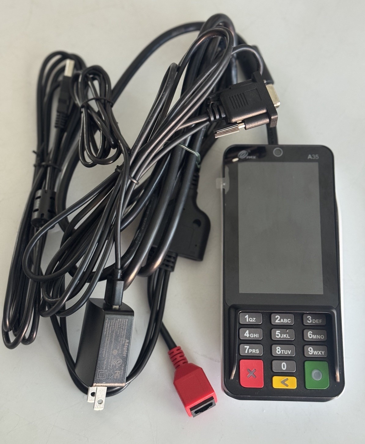 PAX A35 Android Smart Payment Terminal POS PIN Pad w Power Supply & Cable Tested