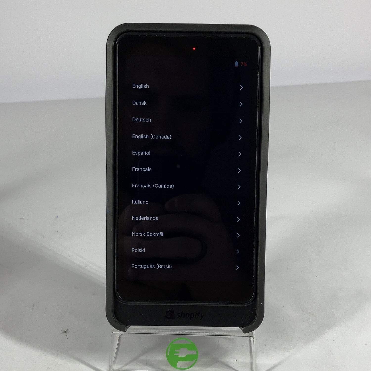 SHOPIFY POS Go All-In-One Card Reader, Barcode Scanner, and POS Station S2001