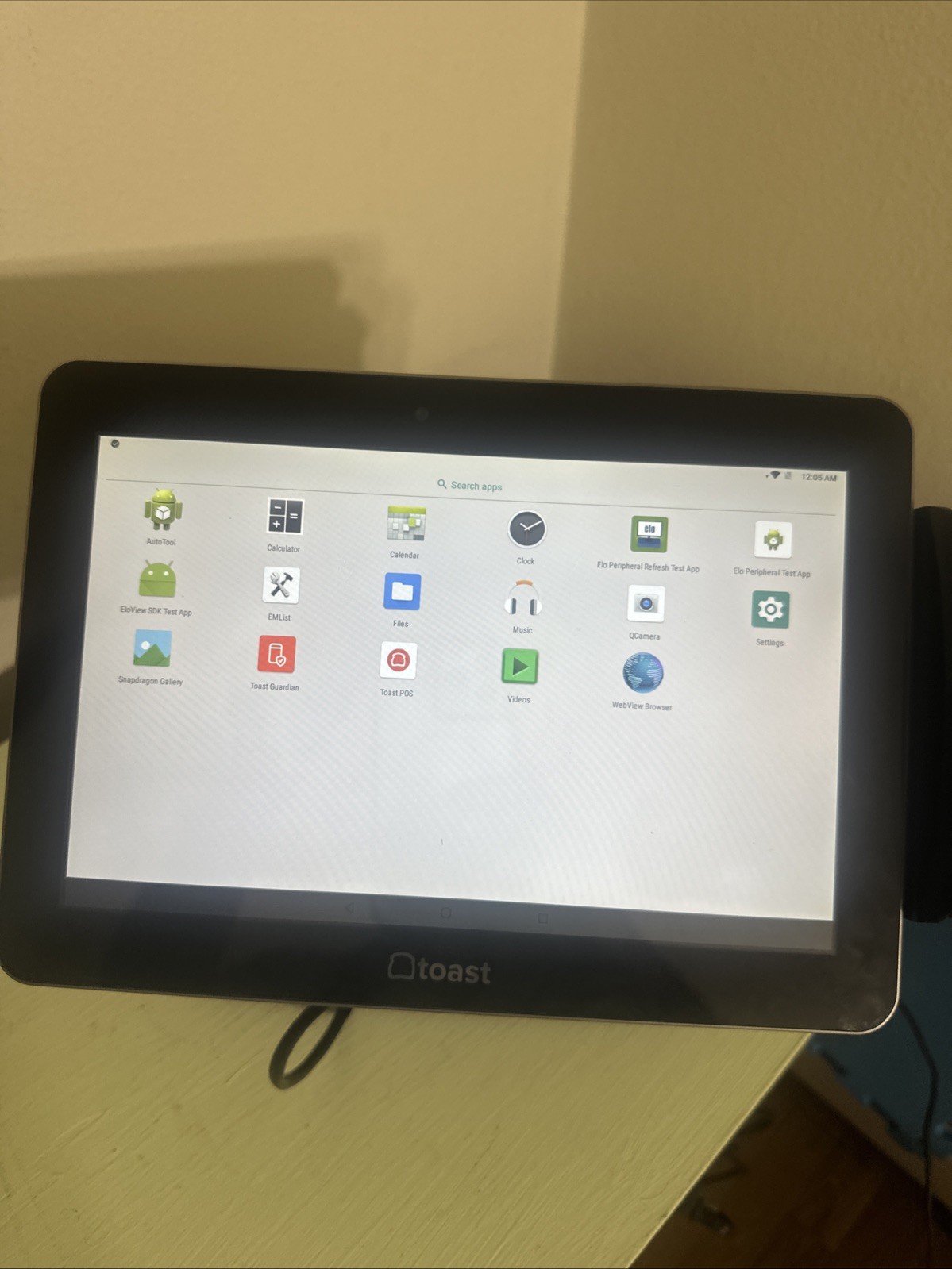Toast Elo ESY10i1B 10 Android POS Touchscreen Terminal Card Reader Tested