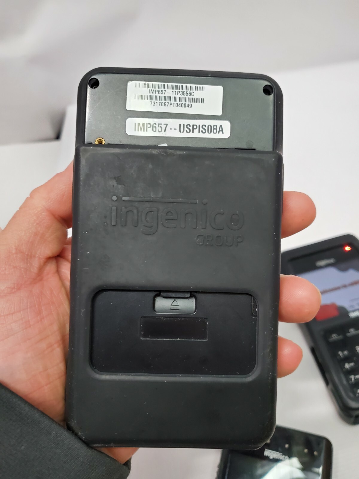 INGENICO ISMP4 Barcode Reader Parts Or Not Working Lot of 3 #0388
