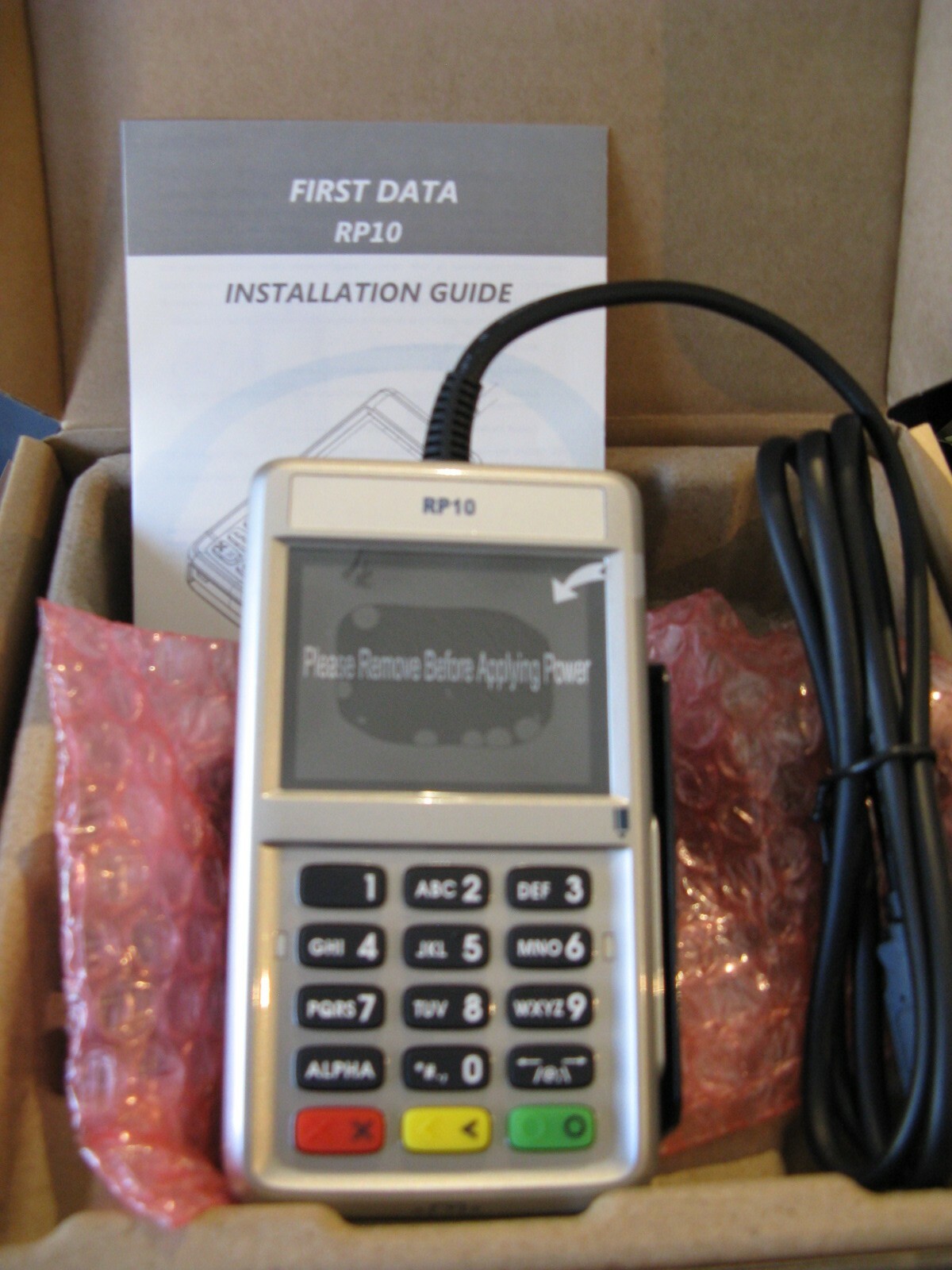 First Data RP10 ENCRYPTED w/PIN code WELLS#350 ***BRAND NEW***