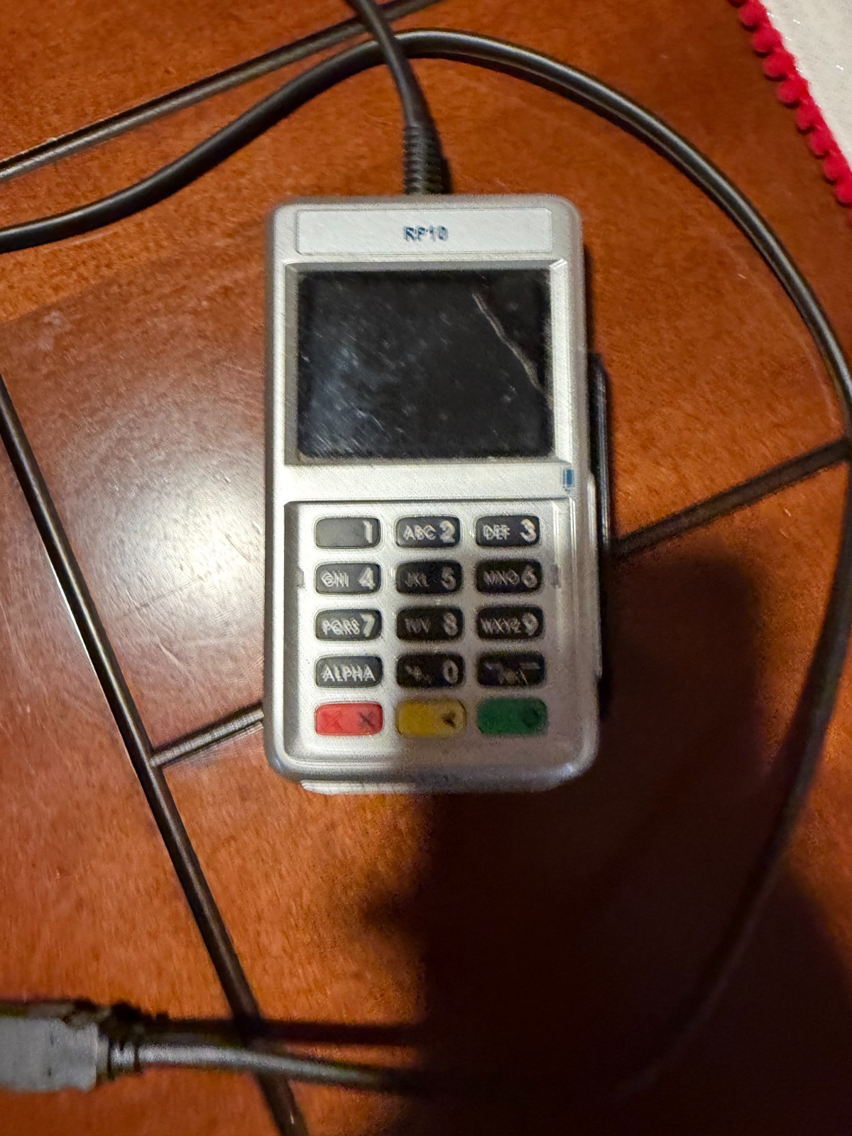First Data RP10 CARLTN PIN Pad (Only) xCL_RP-10 (for FD150 Credit Card POS) USED