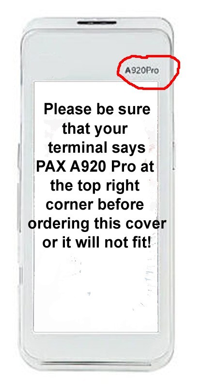 Silicone Case for PAX A920 Pro Terminal ONLY! Does NOT fit A920 Standard Purple