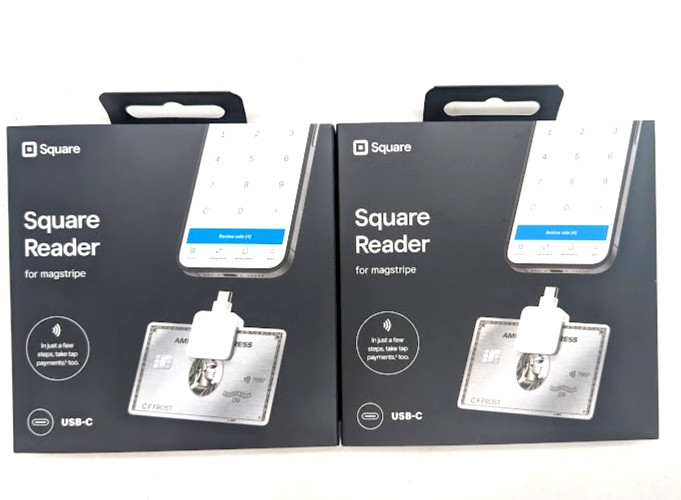 *NEW LOT OF 2* Square SQUARE READER-TYPE-C