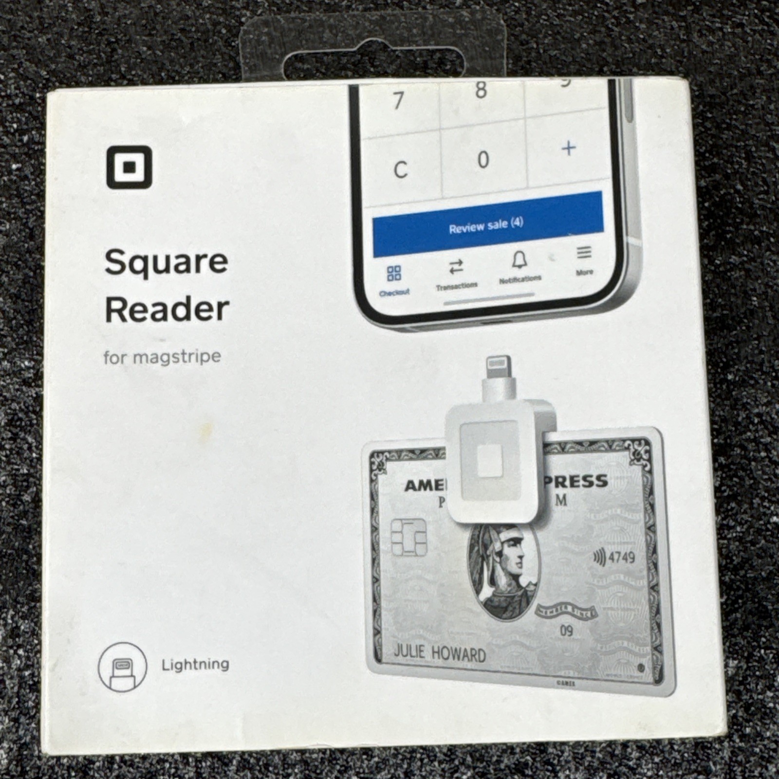 Square A-SKU-0523-01 Reader for Magstripe iPhone Lightning Connector New Sealed