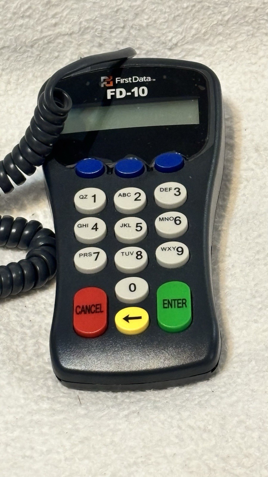 First Data FD-10C USB Pinpad Integrated Card Reader Swipe Device