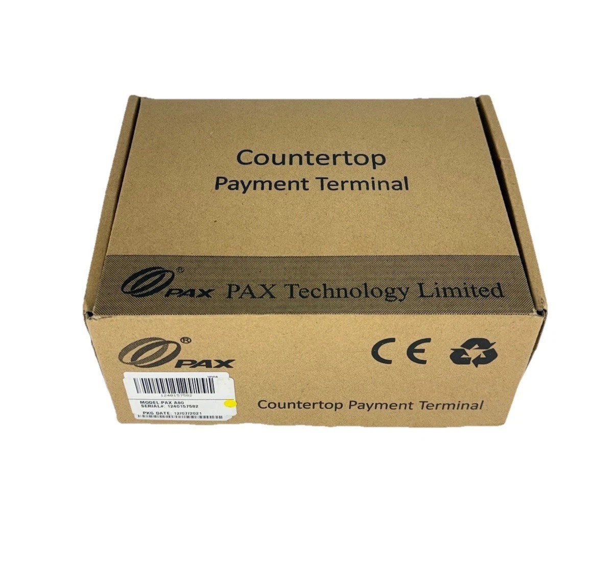 PAX A80 Smart Wireless/Ethernet Countertop Payment Terminal – A80-MBA-RD5-12AA